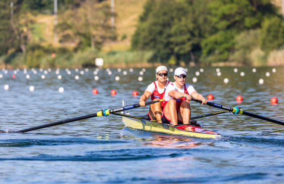 Internationale Ruderregatta auf dem Rotsee in Luzern