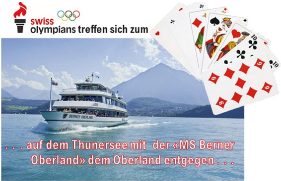 Swiss Olympians Jass-Schiff 30. Mai 2024