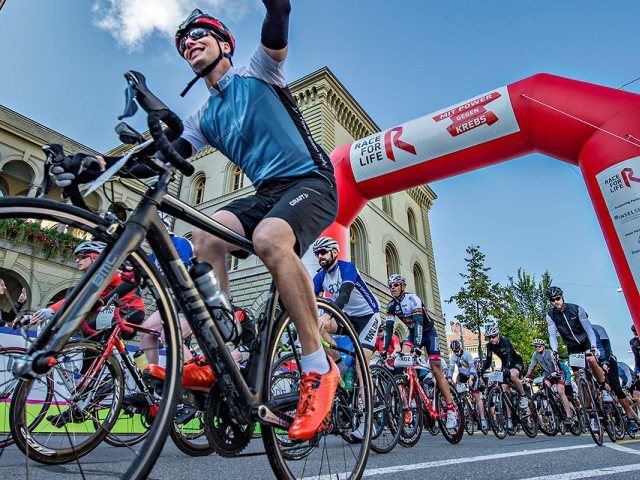 Les Swiss Olympians à la Race for Life