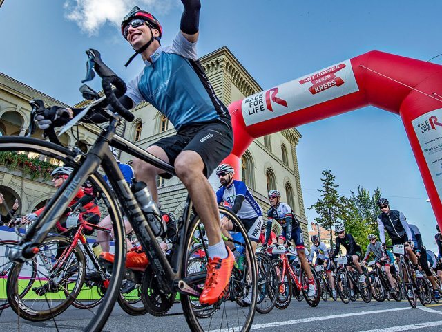 Die Swiss Olympians am Race for Life